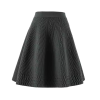 Fall Winter 2022 age-reducing fashion elastic waist patchwork silk jacquard knit skirt A-line skirt